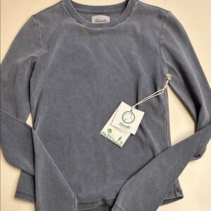 Kuwalla Gray Long Sleeve Top S